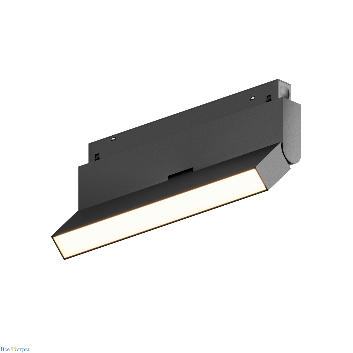 трековый линейный светильник eldeko hsbl_0083, 12вт-3000к, чёрный