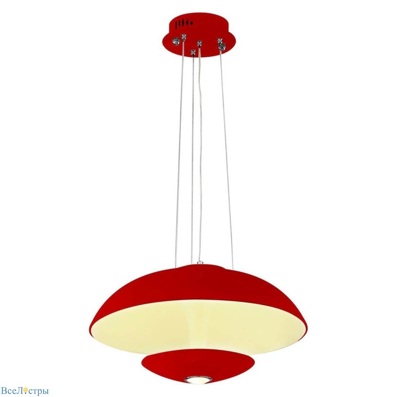 подвесной светодиодный светильник horoz vista красный 019-007-0024 hrz00002218