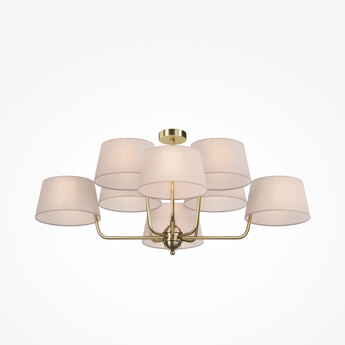 люстра на штанге maytoni modesto mod360pl-08bs