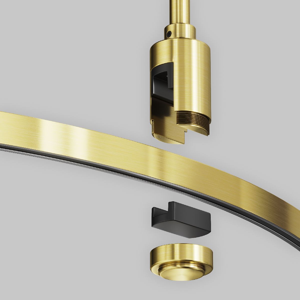 шинопровод накладной/подвесной maytoni flarity trx154-2sr-d1200-bs
