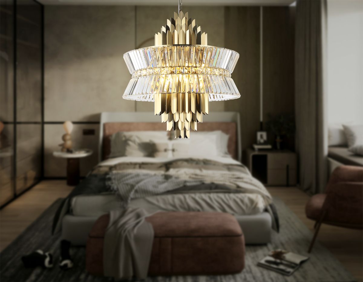 подвесная люстра ambrella light high light crystal lh41023