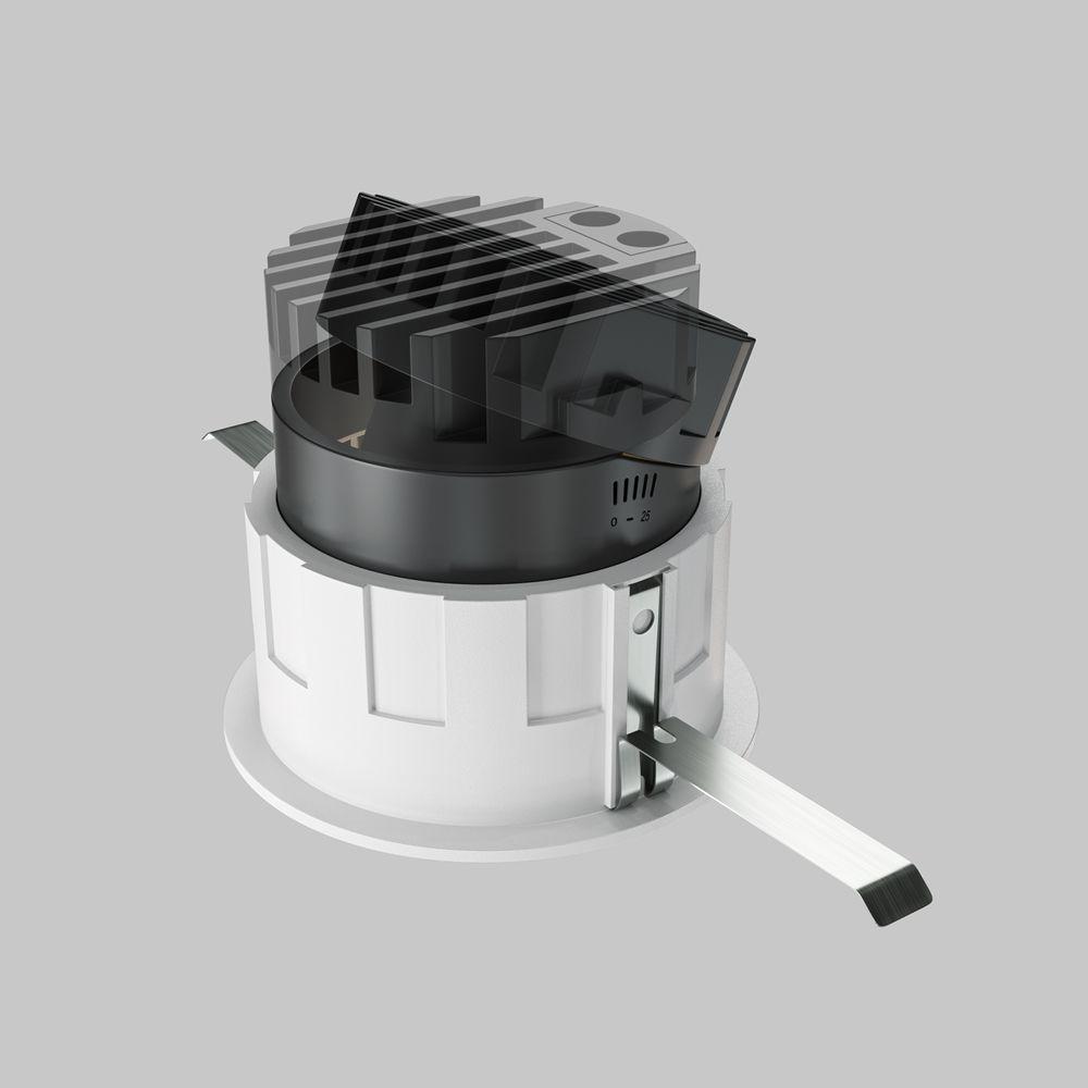 встраиваемый светодиодный светильник maytoni technical wise dl057-10w3k-w