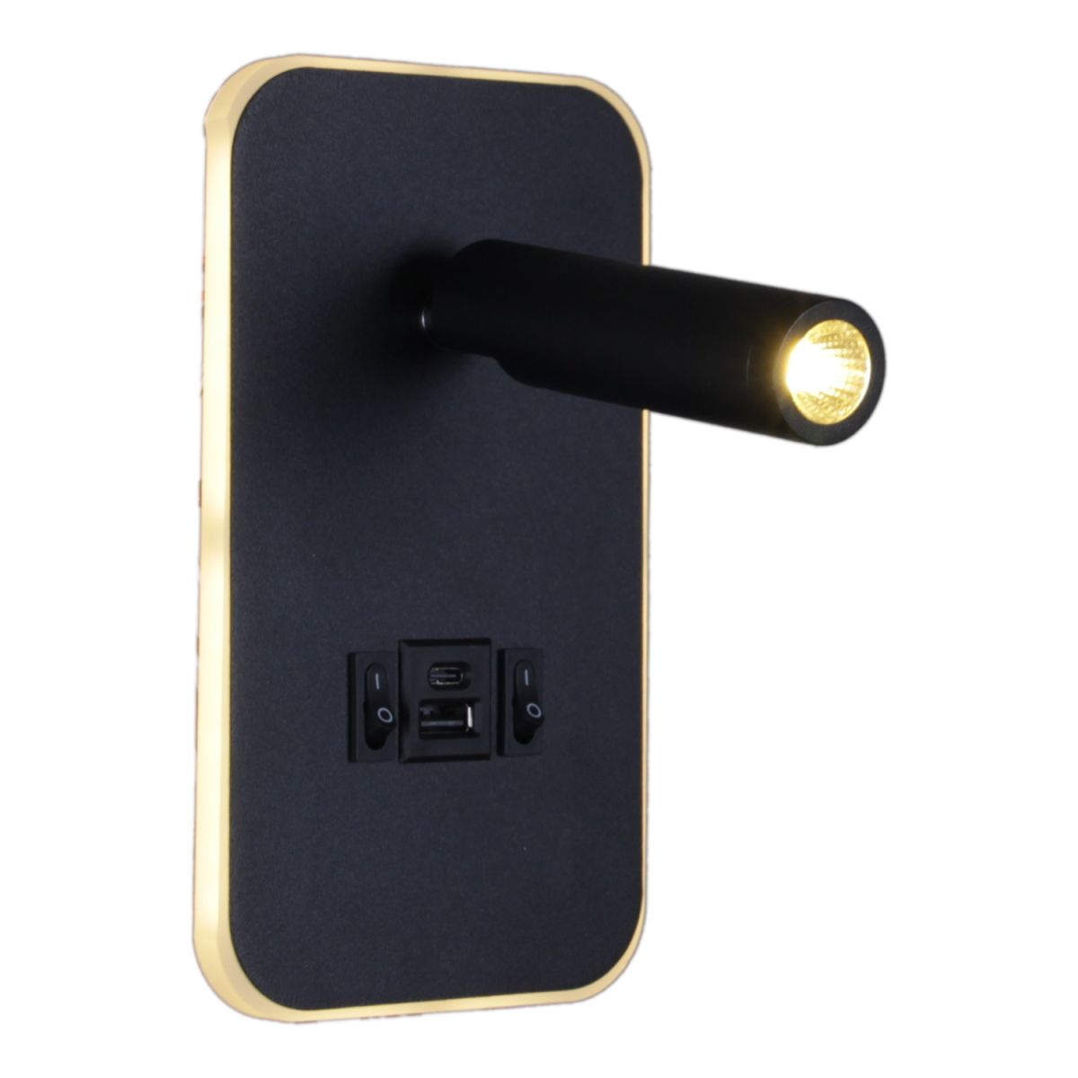 спот reluce 86204-9.2-001kt led12w+usb bk
