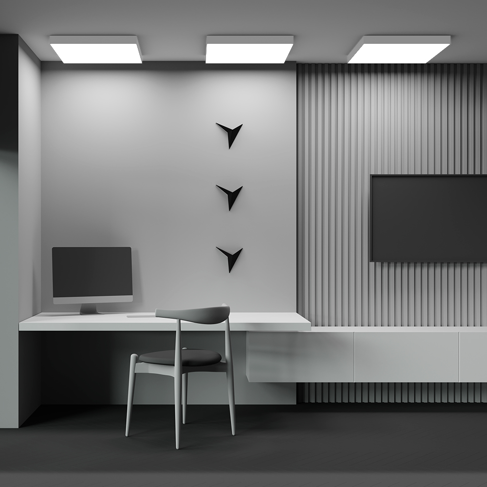 потолочный светильник maytoni zon c032cl-90w3k-sq-w