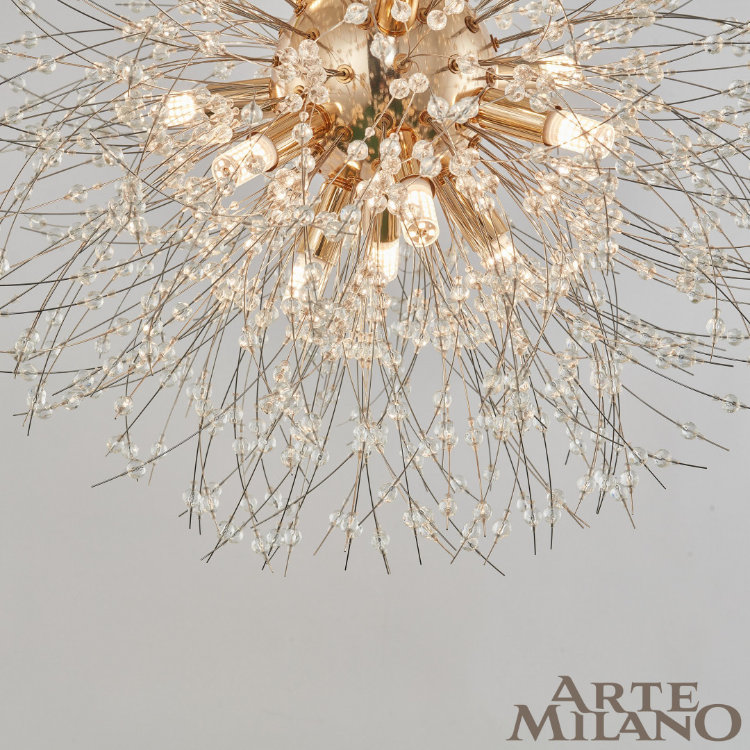 подвесная люстра arte milano 74398.d500.h550.g9.12 g