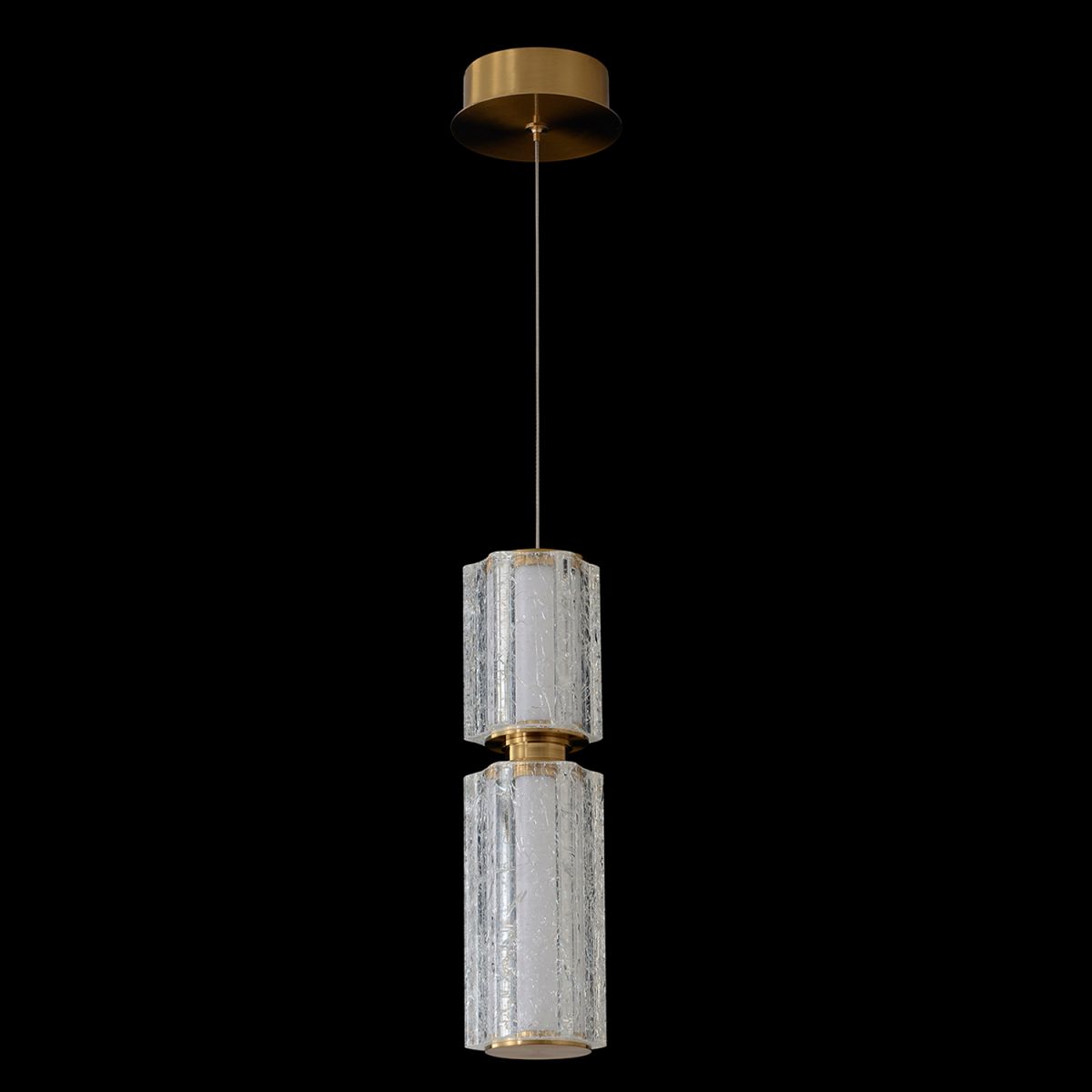 подвесной светильник crystal lux antique sp23w led brass