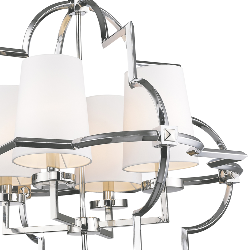 подвесная люстра delight collection mandeville km0728p-4l nickel