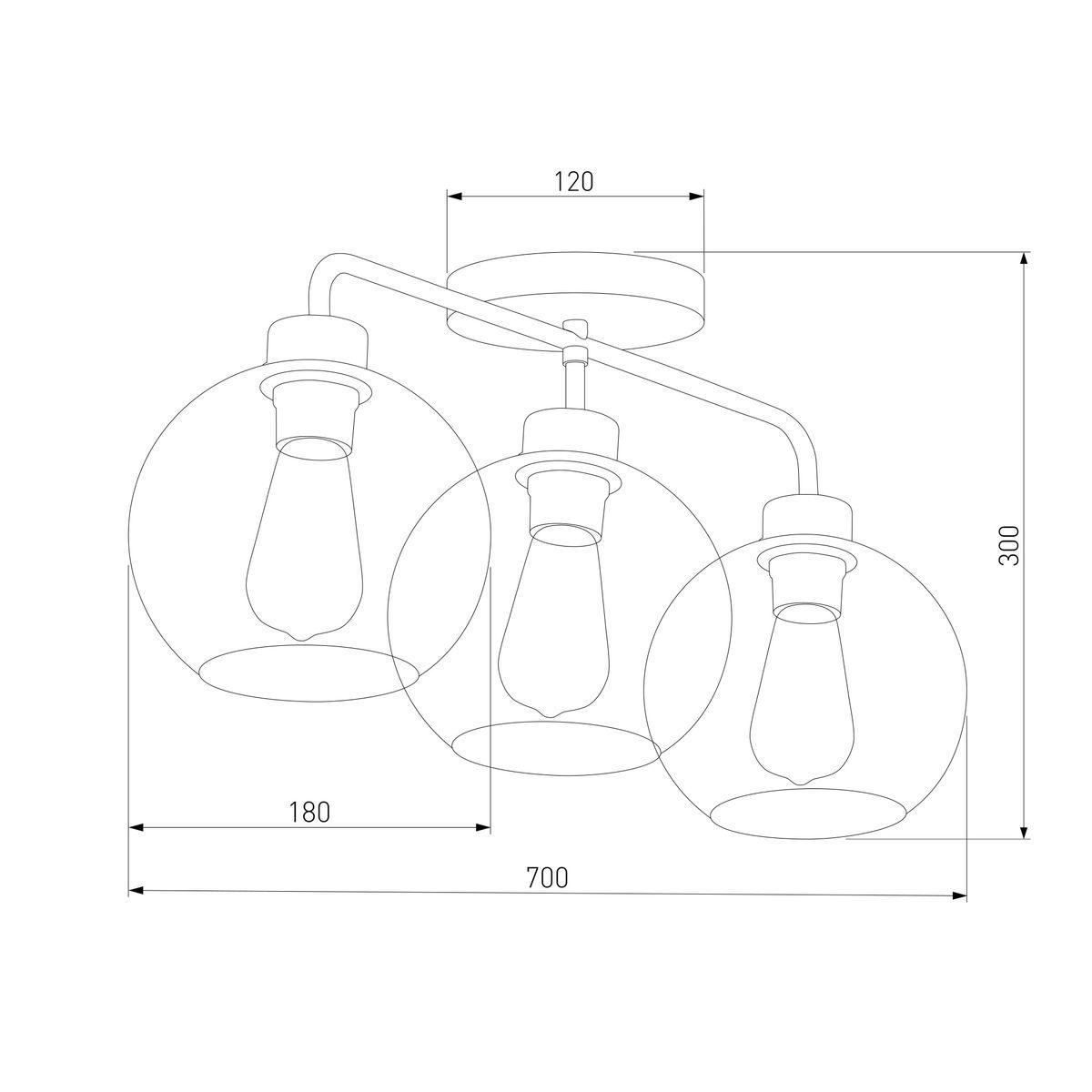 потолочная люстра tk lighting 4020 bari