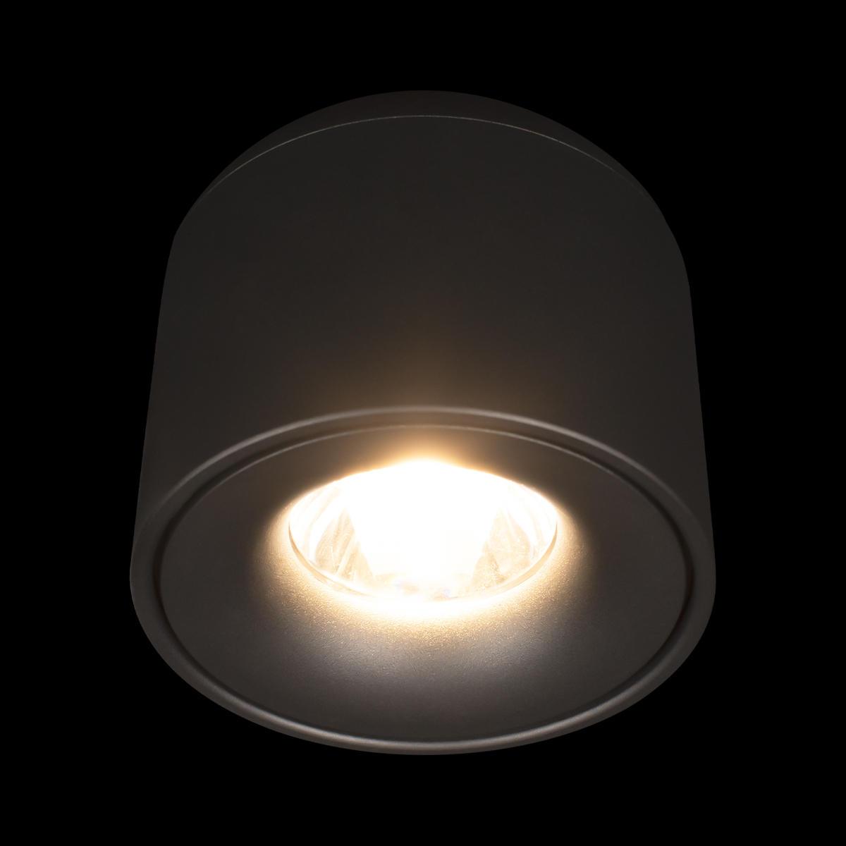 потолочный светодиодный светильник loft it tictac 10219 black 3000k