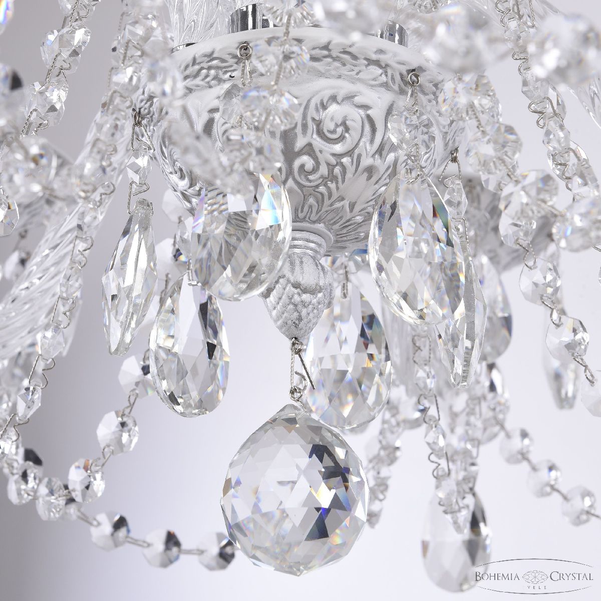 подвесная люстра bohemia ivele crystal al16302/6/160 wmn