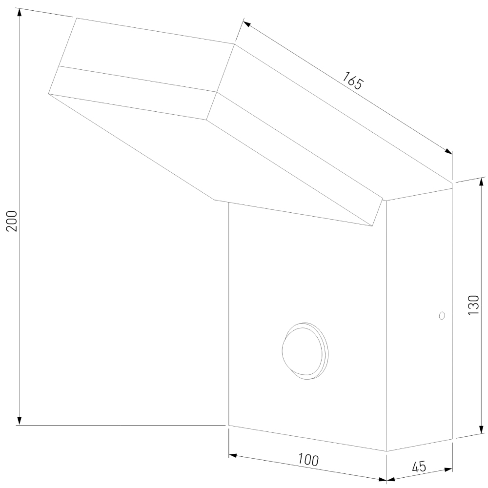 уличный настенный светильник elektrostandard sensor 4690389175015 a053946