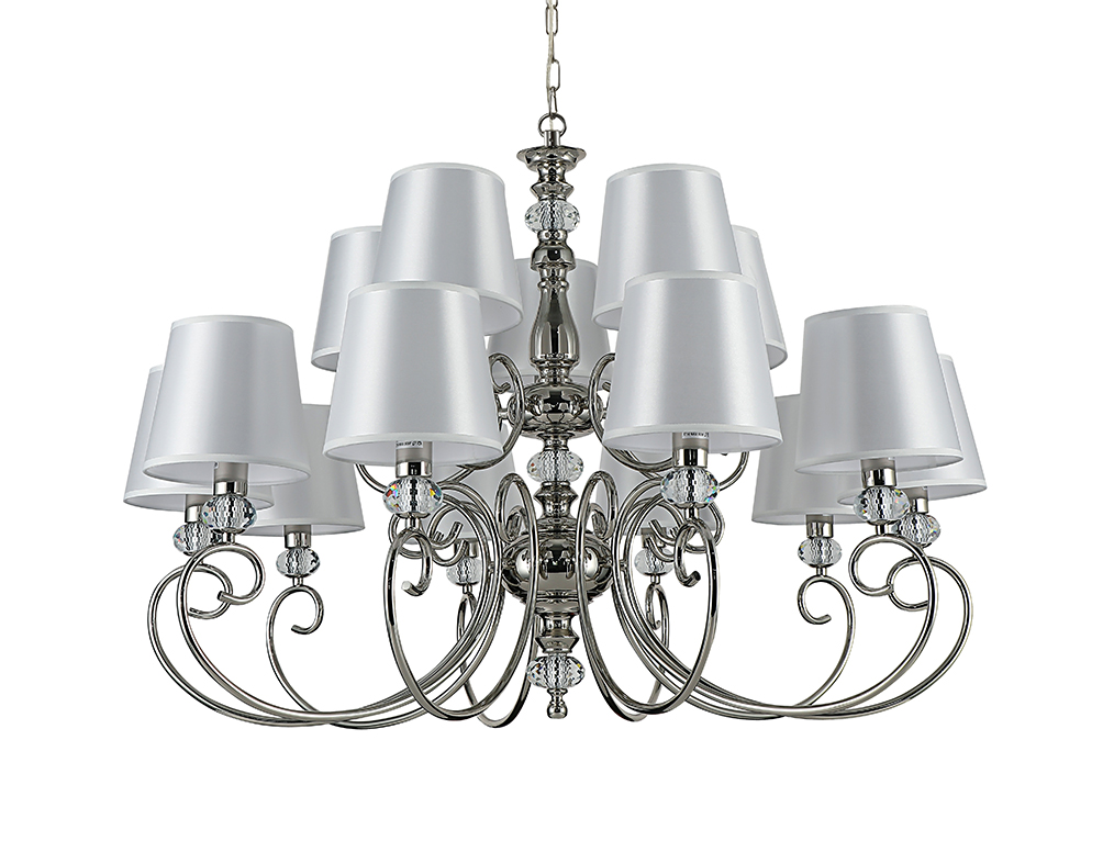 подвесная люстра newport marta 1210+5/c nickel м0071147