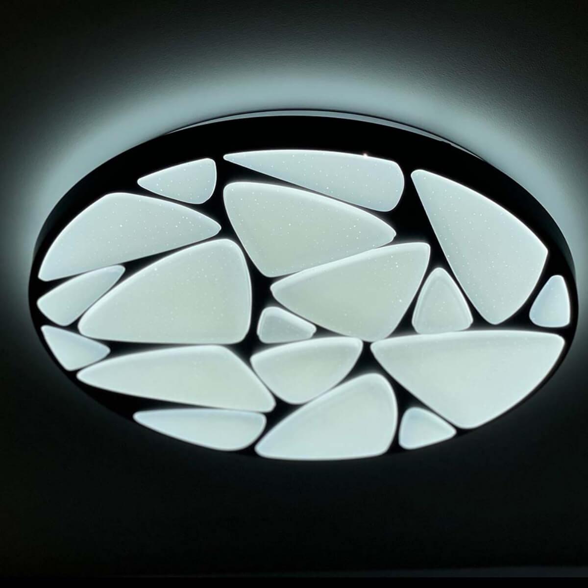 потолочный светодиодный светильник profit light 2115/350 wh+cr