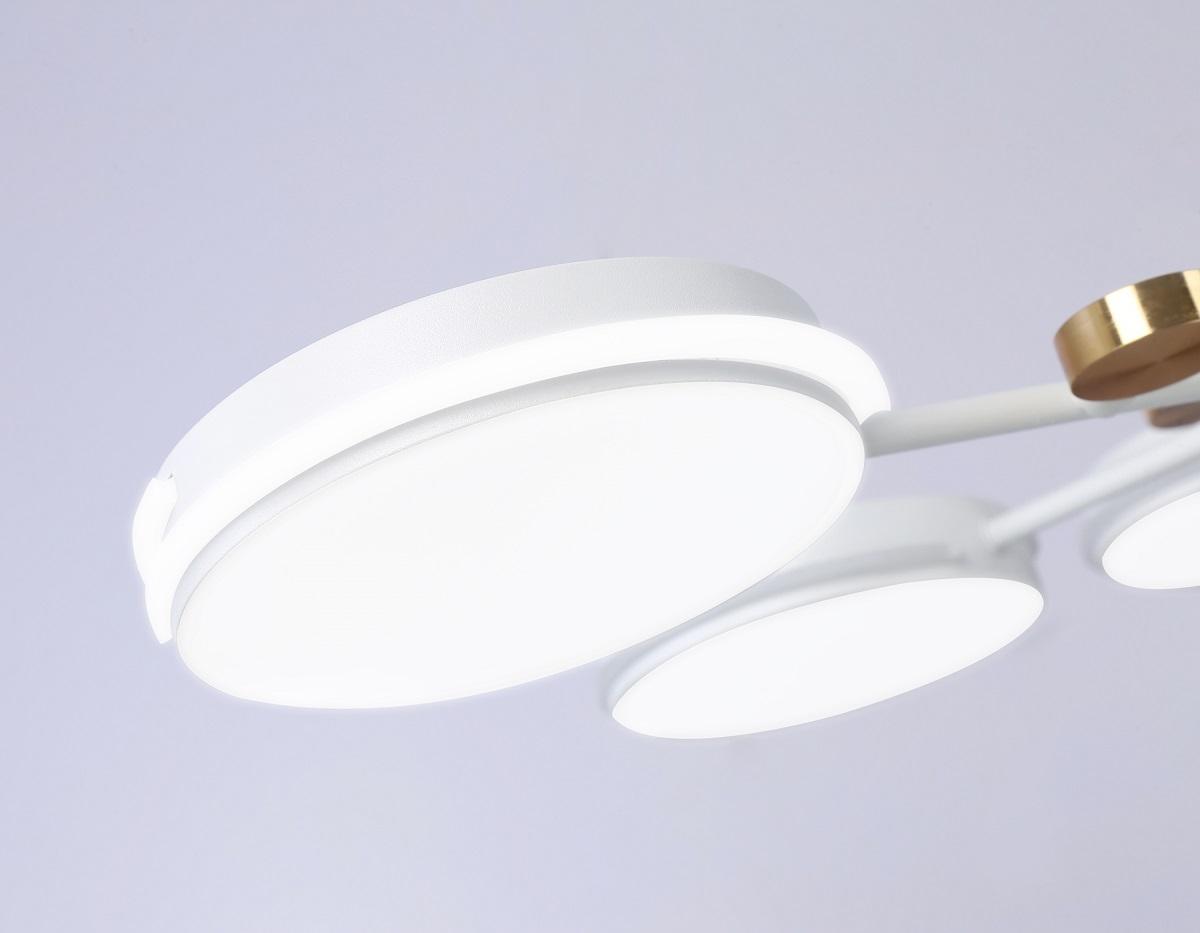 подвесная светодиодная люстра ambrella light comfort linetech fl51635