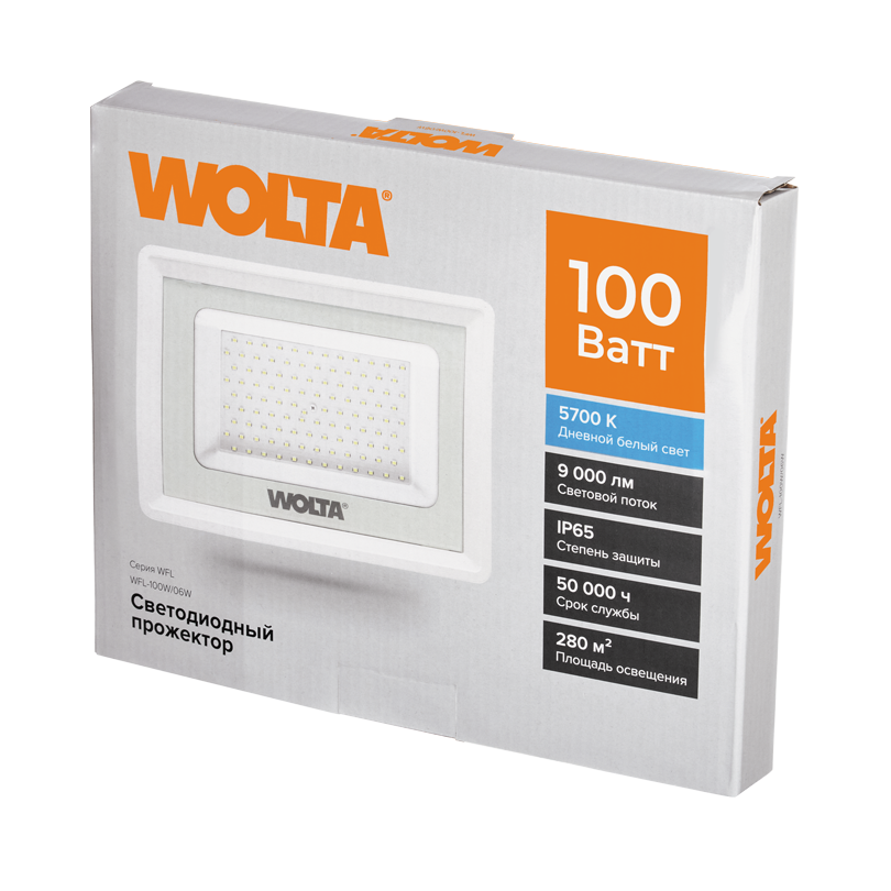 прожектор wolta wfl-100w/06w
