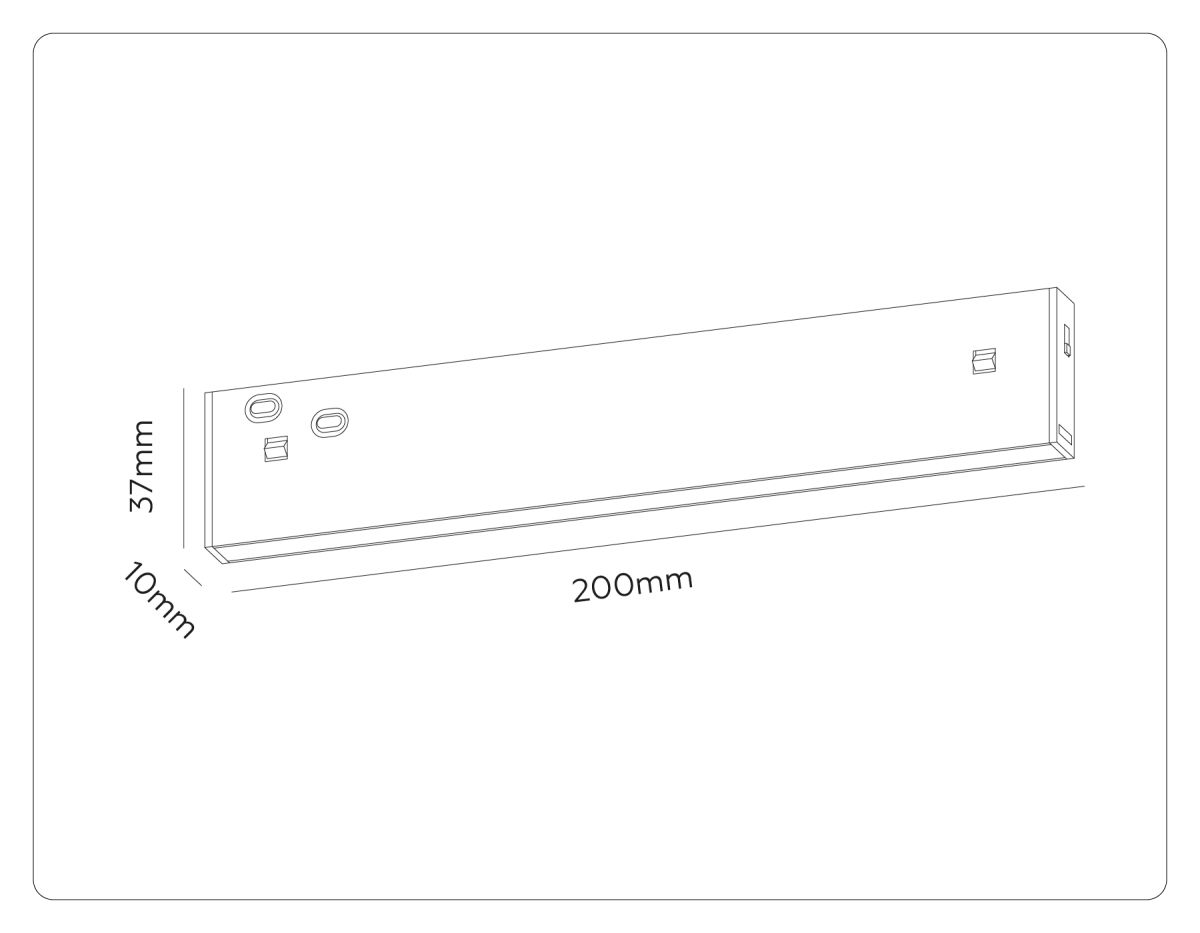 трековый магнитный светильник ambrella light track system gl2320