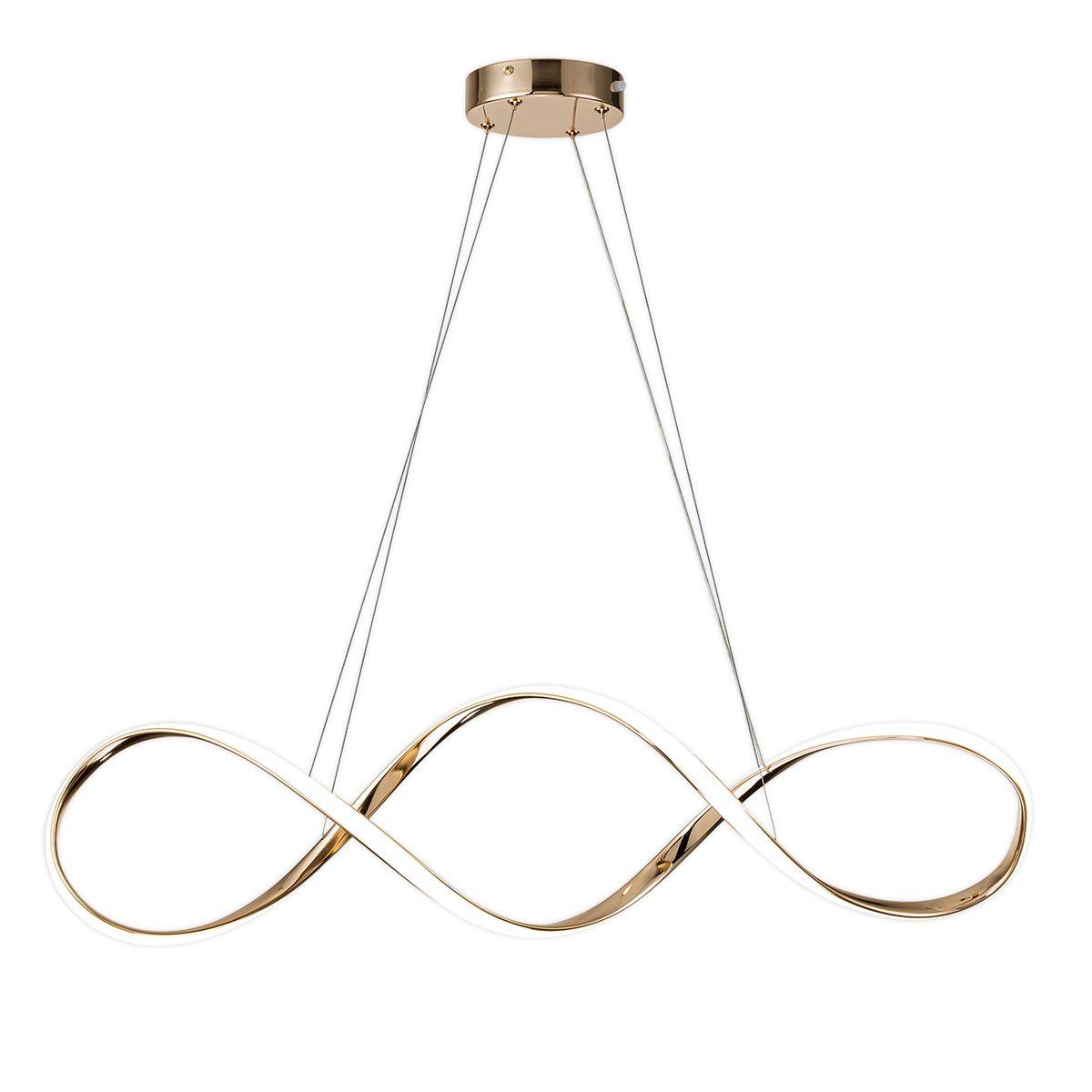подвесной светодиодный светильник escada knot 10236/1led gold