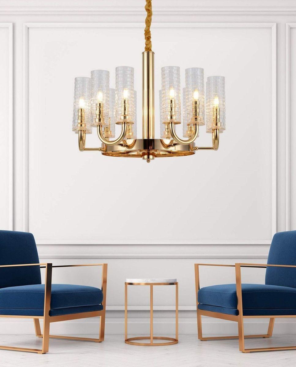 подвесная люстра lumina deco donatti ldp 8011-12 f.gd