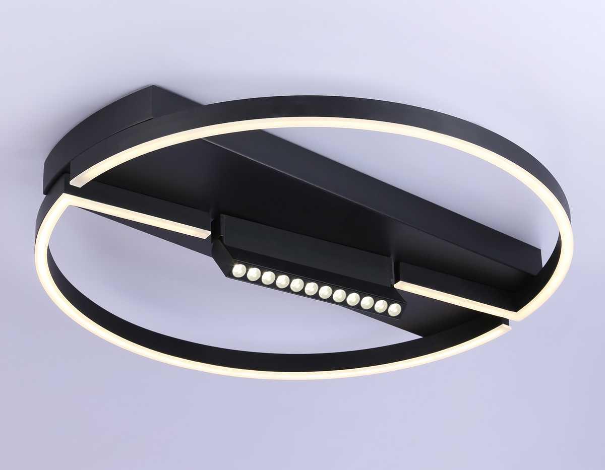 потолочный светодиодный светильник ambrella light comfort linetech fl51460