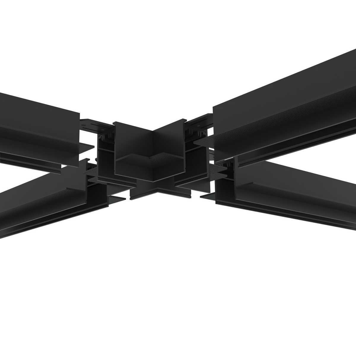 коннектор x-образный denkirs smart tr2114-bk