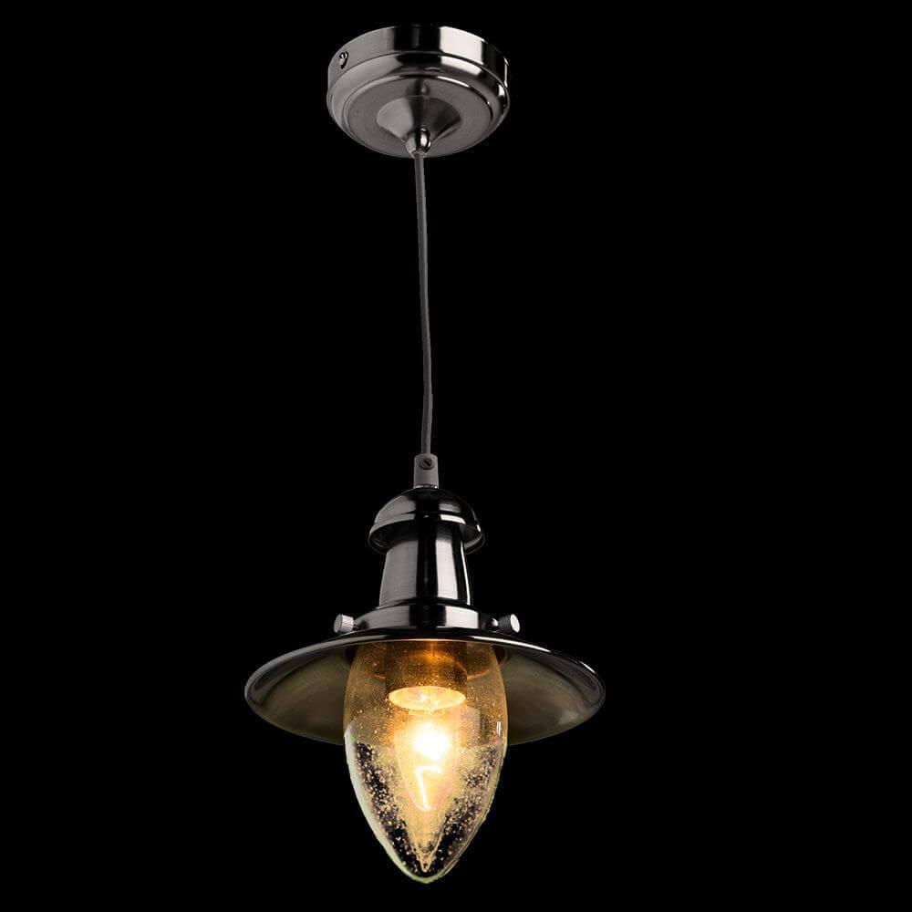 подвесной светильник arte lamp fisherman a5518sp-1ss