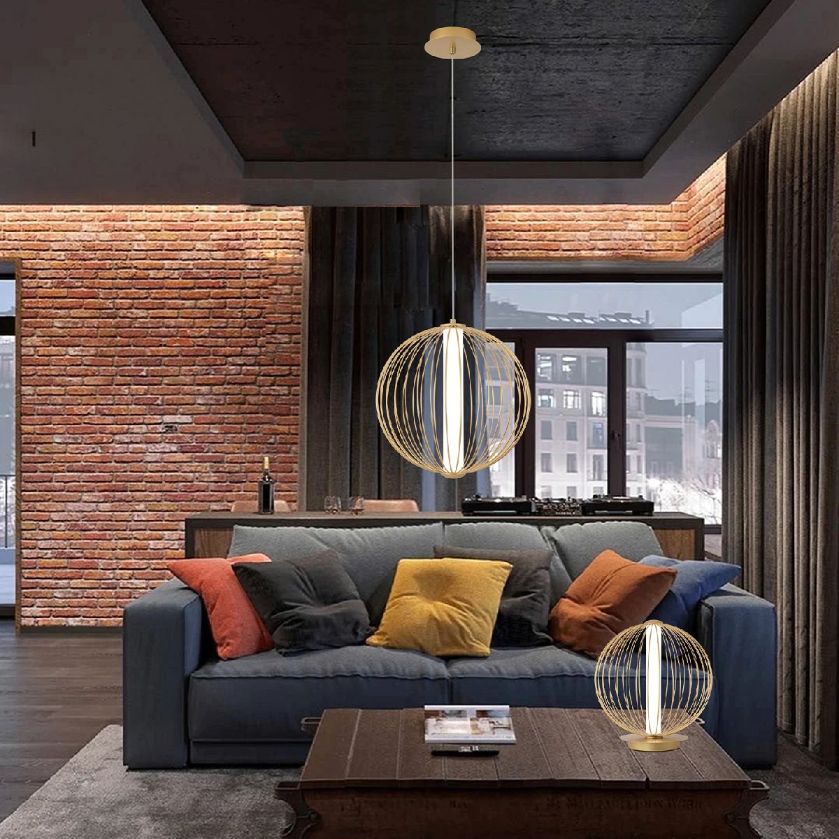 настольная лампа crystal lux sync lg18w led gold