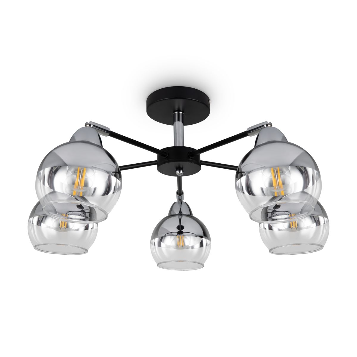 люстра на штанге freya jasper fr5225pl-05b