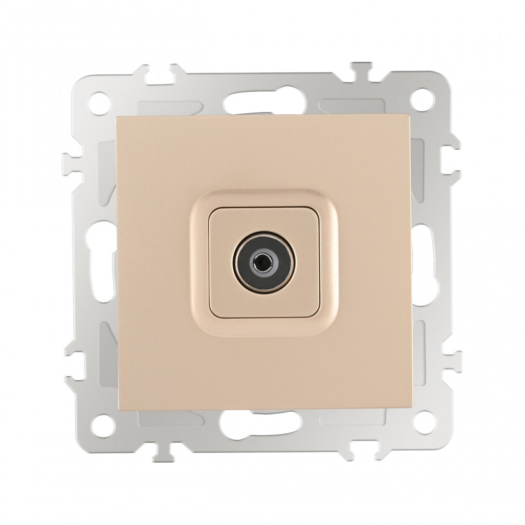 розетка tv arte milano 206.43-1.shampan