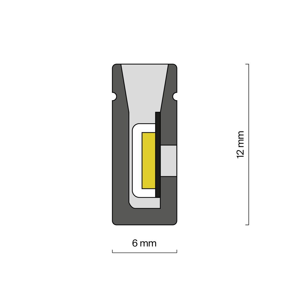 гибкий неон maytoni led strip 24в 10вт/м 3000k 5м ip67 432029