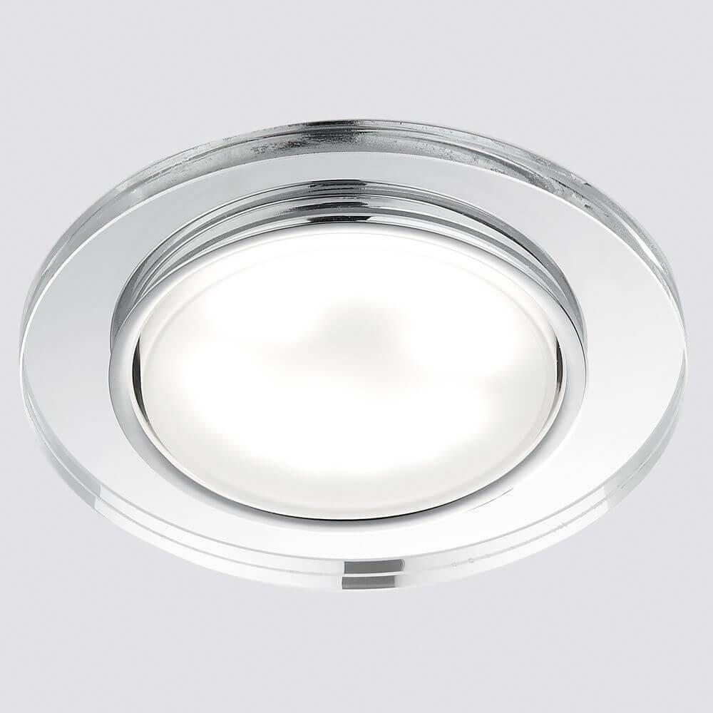 встраиваемый светильник ambrella light gx53 classic g8060 ch