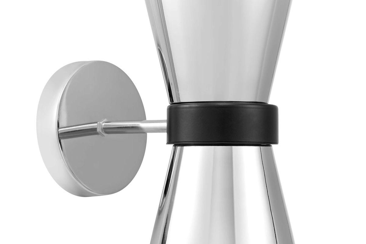 бра lumina deco fabro ldw 7013-2 chr+pr