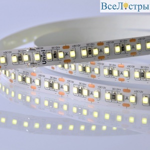 ULS-M14-2835-168LED/m-10mm-IP20-DC12V-14W/m-5M-6500K PROFI катушка в герметичной упаковке