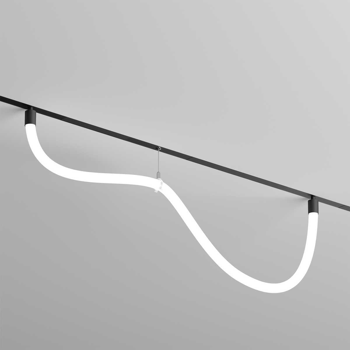 трековый светодиодный светильник denkirs smart ray dk8060-bk