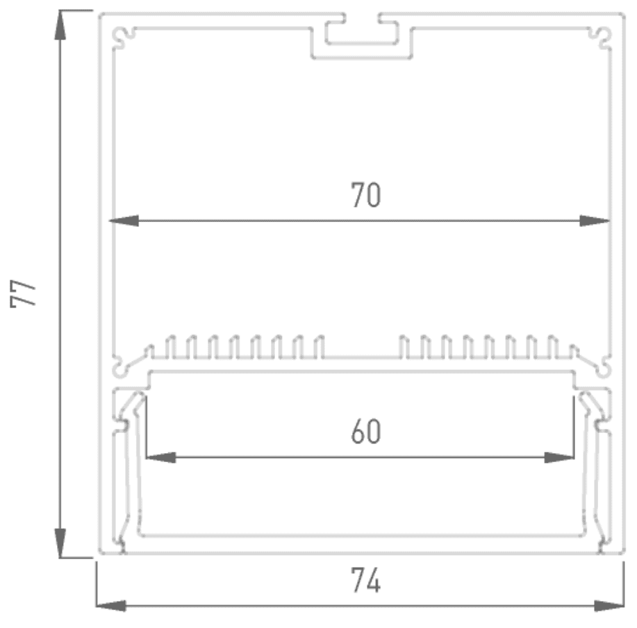 профиль алюминиевый designled ls.7477 001079