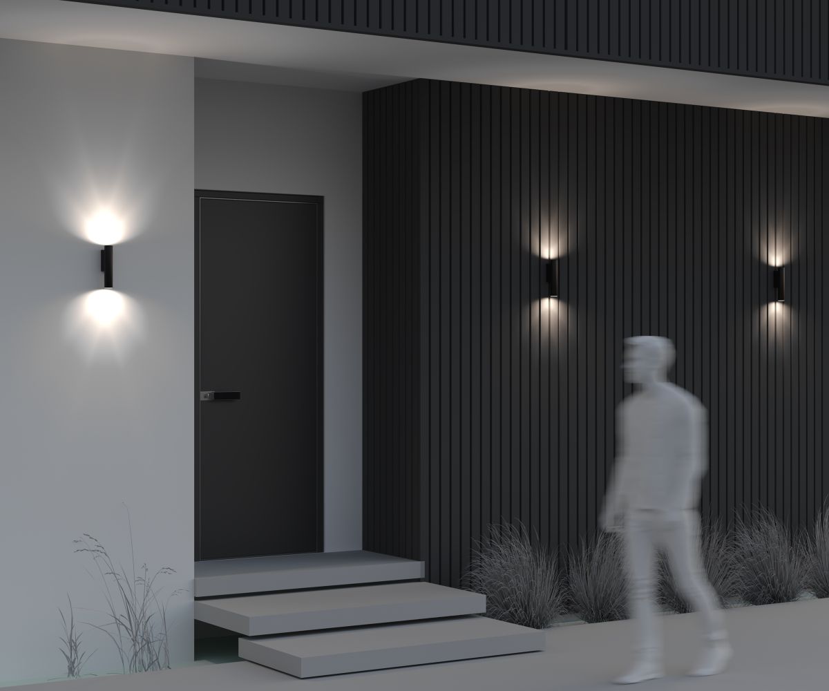 уличный настенный светильник maytoni tube o508wl-l6b3k