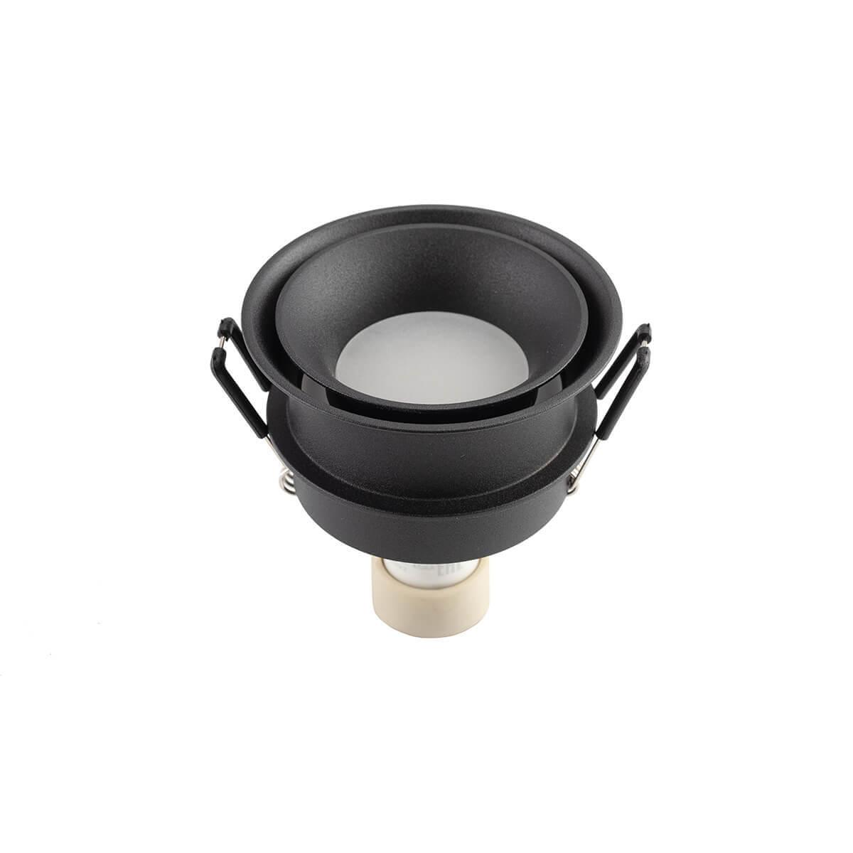 встраиваемый светильник denkirs dk2403-bk