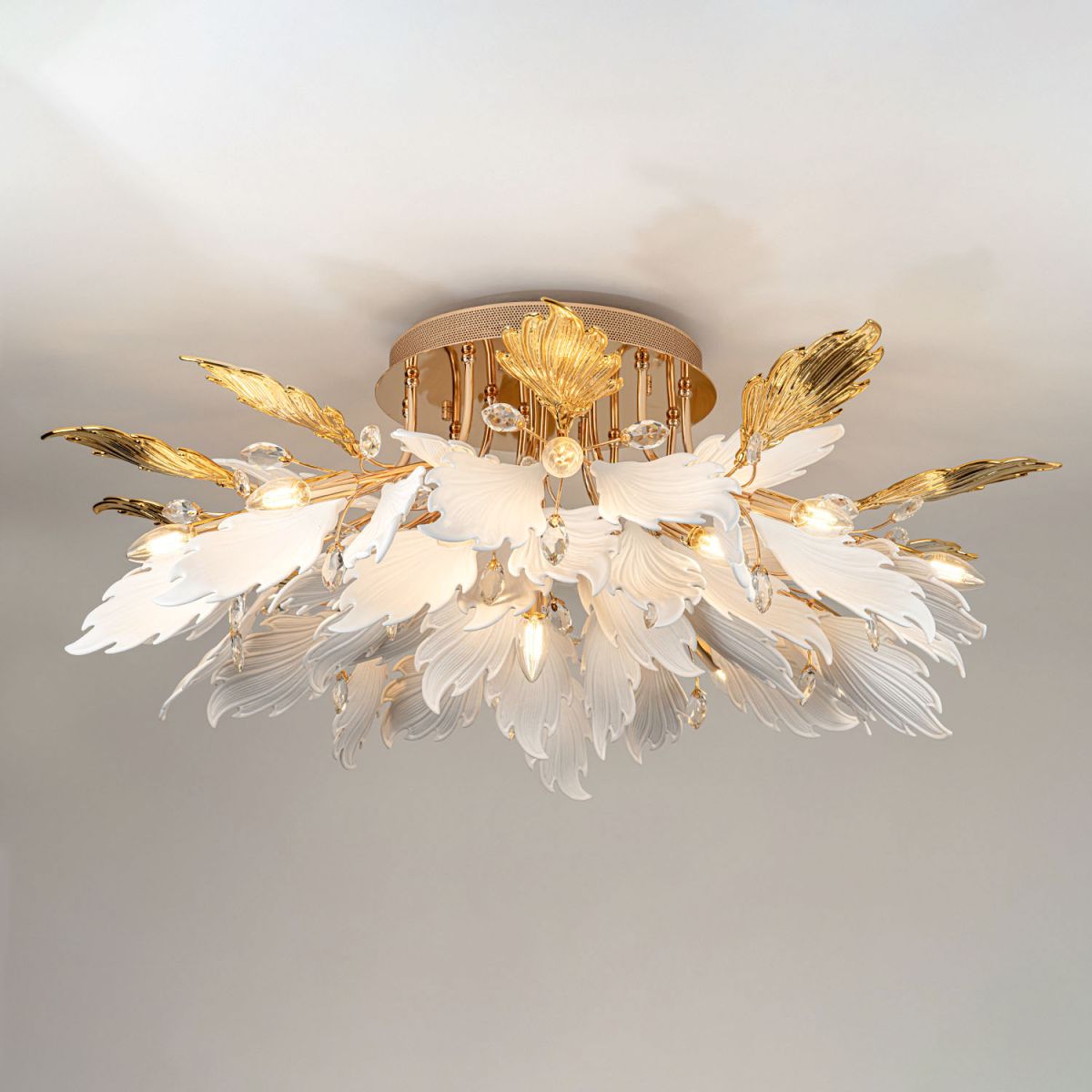 потолочная люстра modelux ml.6869.1000 gd