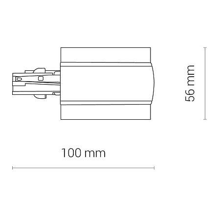 ввод питания правый nowodvorski ctls power 8690