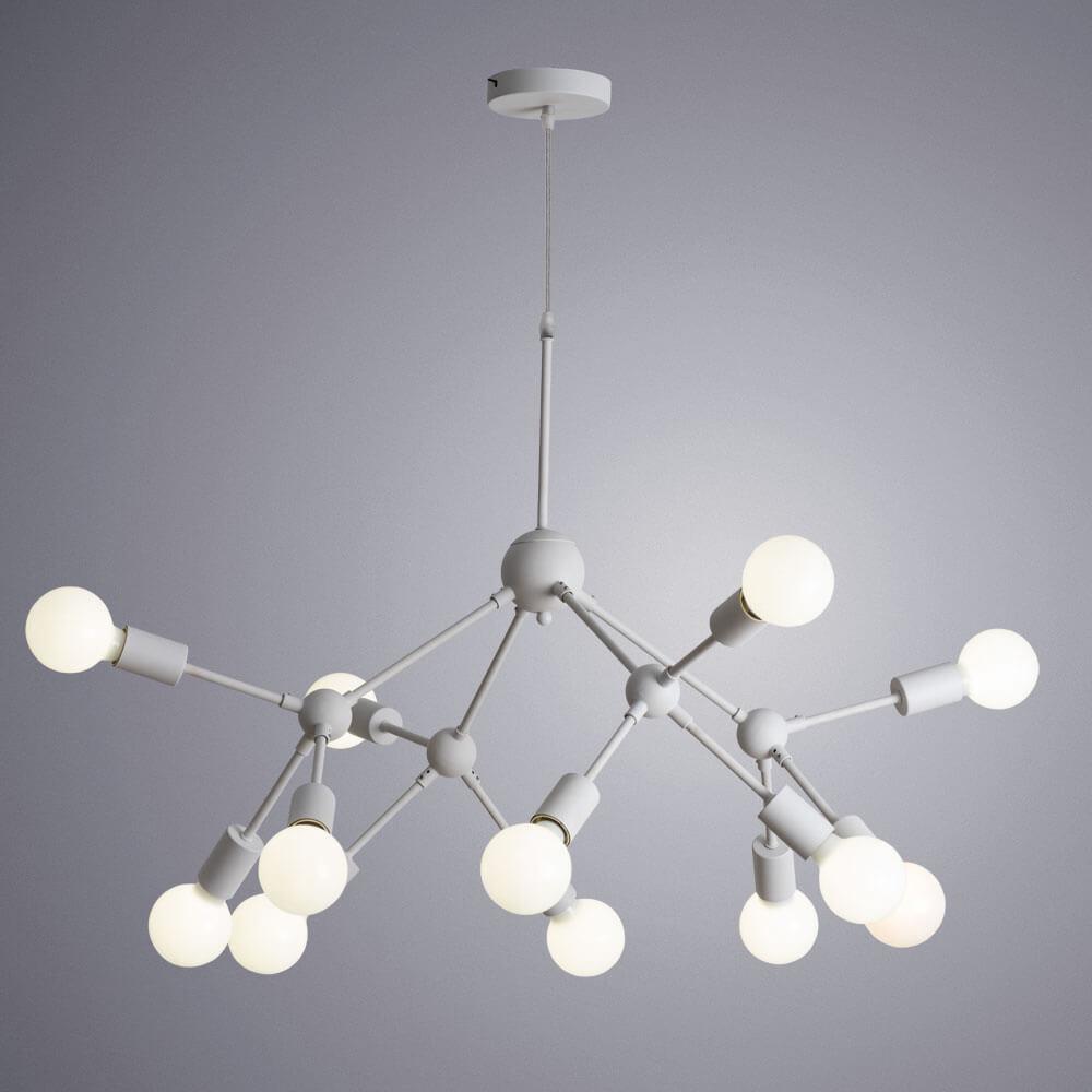 подвесная люстра arte lamp matrix a3064sp-12wh