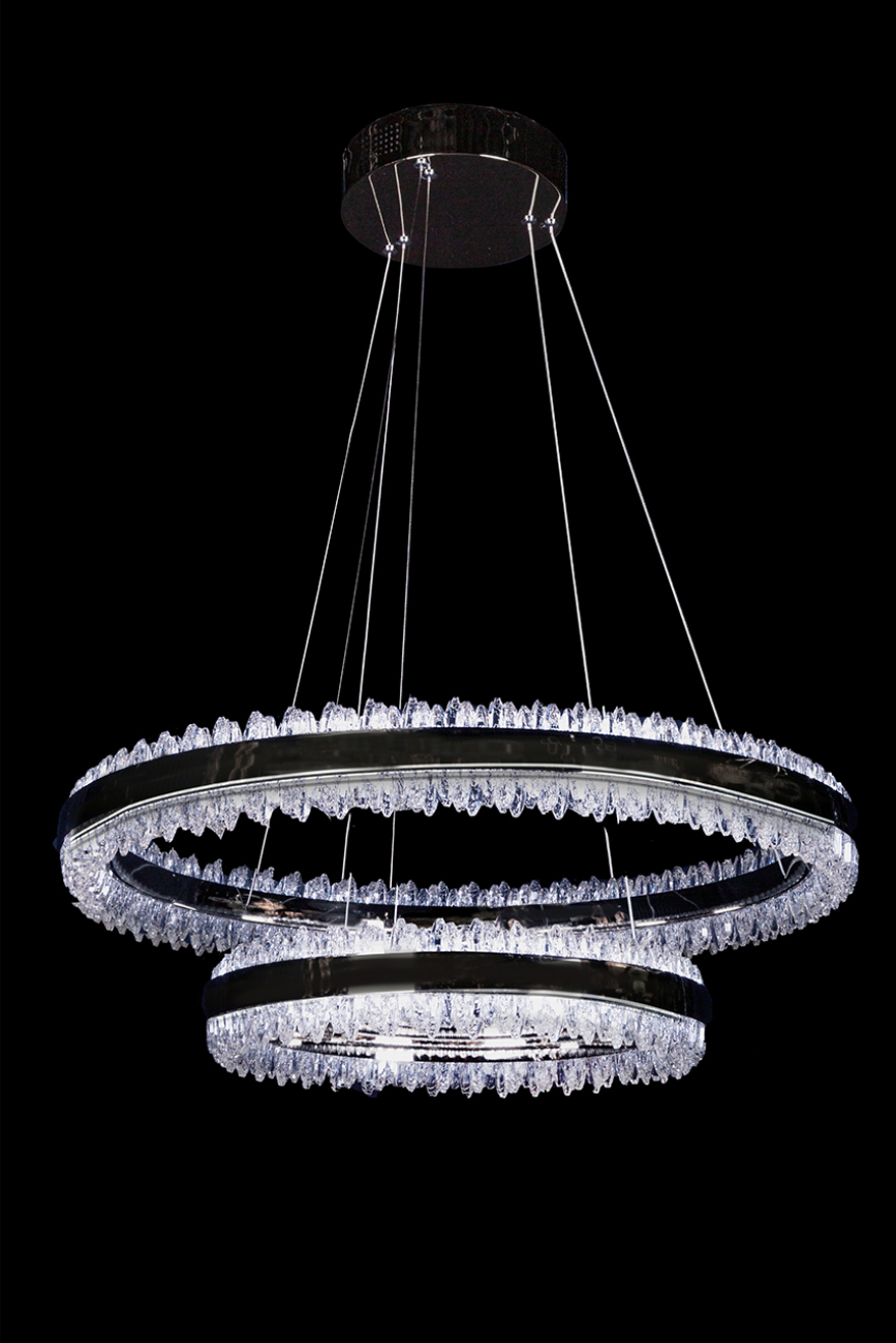 подвесная люстра michel le7720/800-2k black chrome