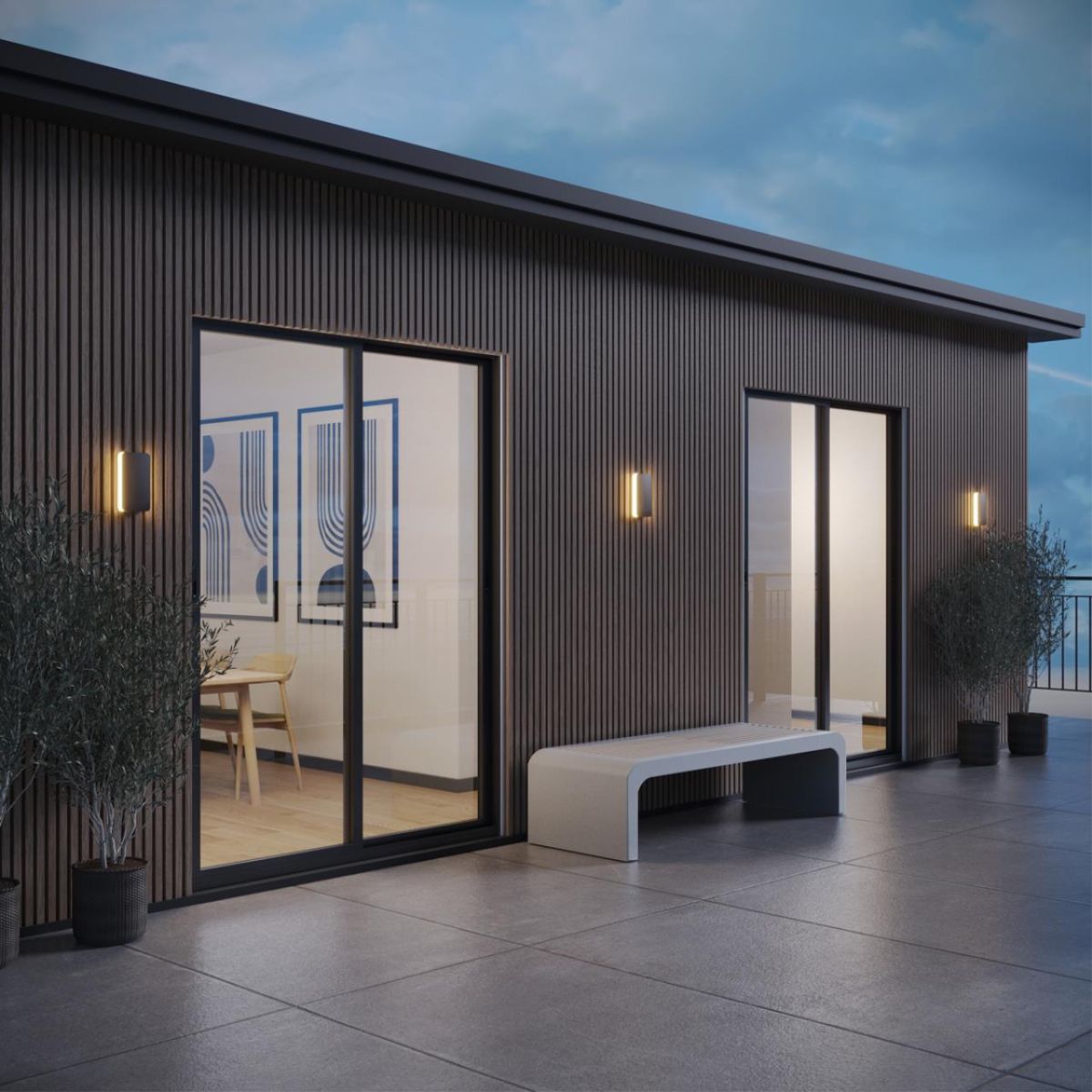 уличный настенный светильник novotech street strait 359590