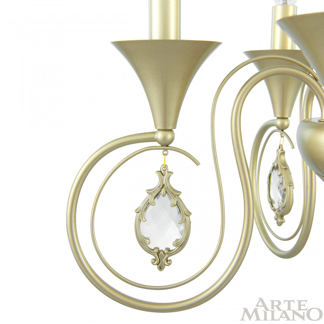 подвесная люстра arte milano 349920/6 cg