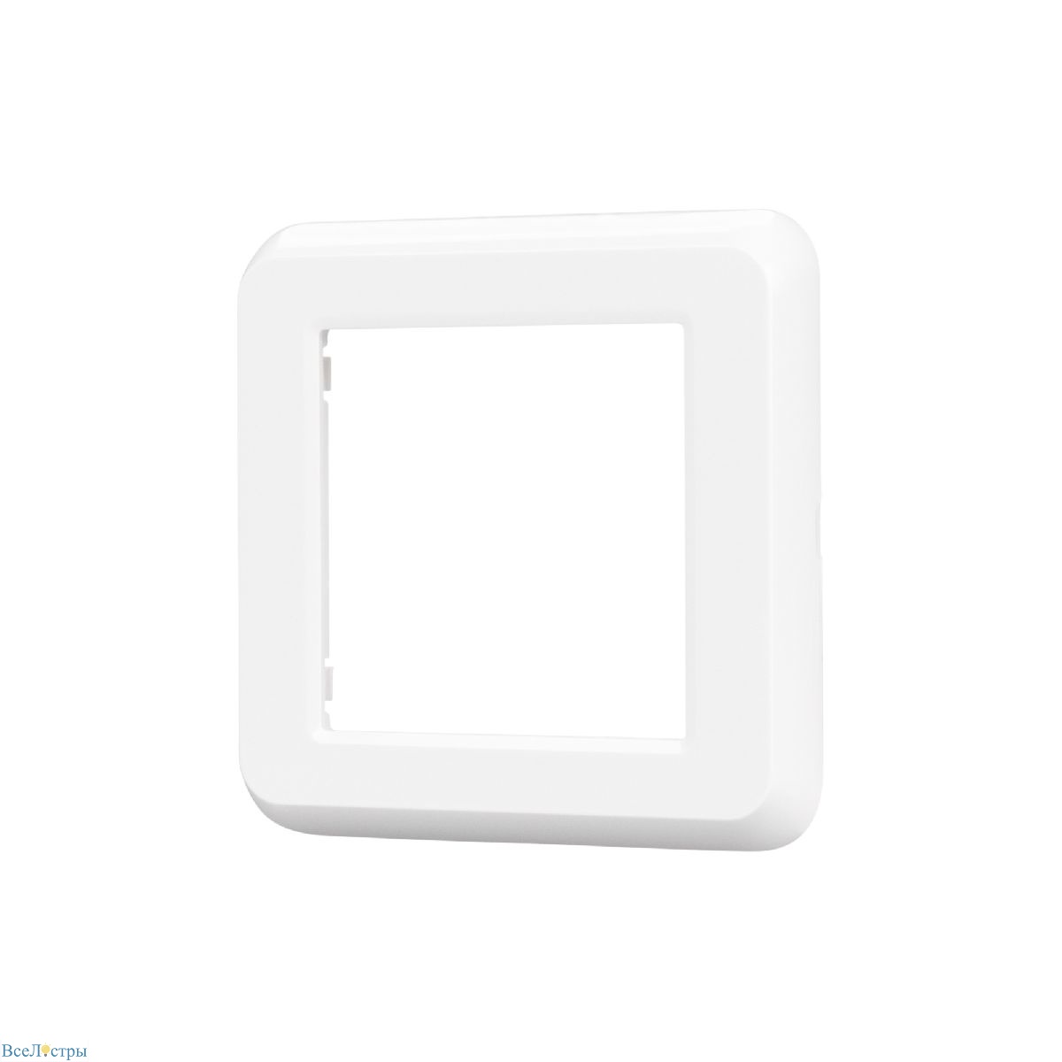 рамка одноместная arlight frm-versa-pl-1-wh 043767