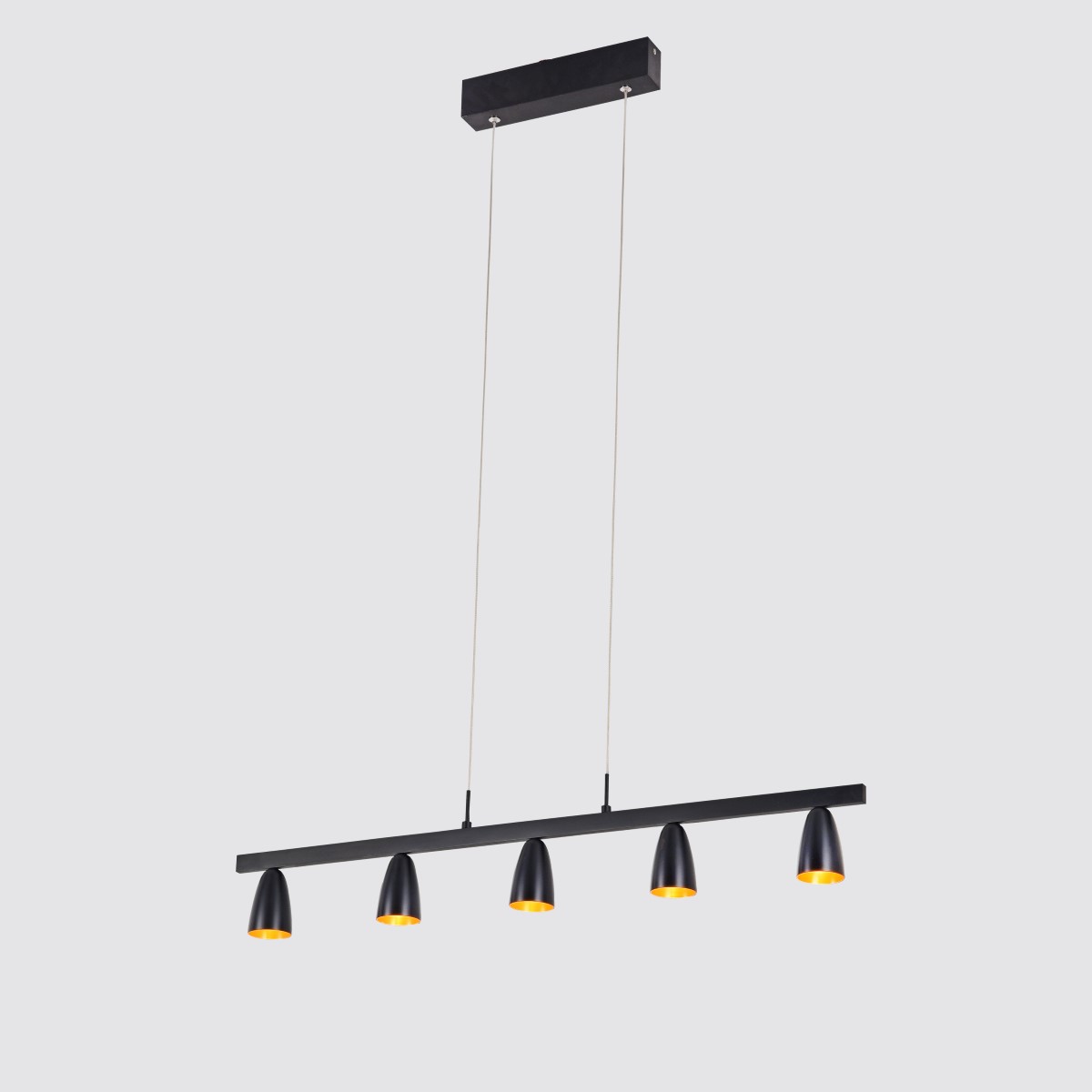 подвесной светильник delight collection 184 p0184-5a black/gold