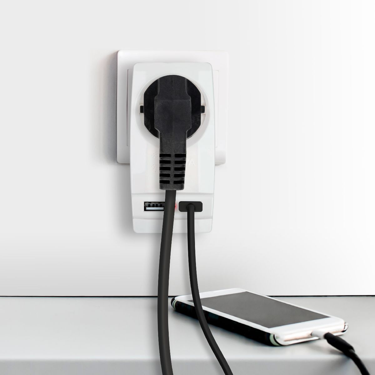 разветвитель электрический эра sp-1e-usb-w б0026332