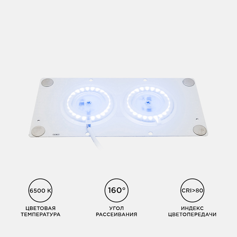 светодиодная плата apeyron 220в 2835 24вт 6500к ip20 02-23