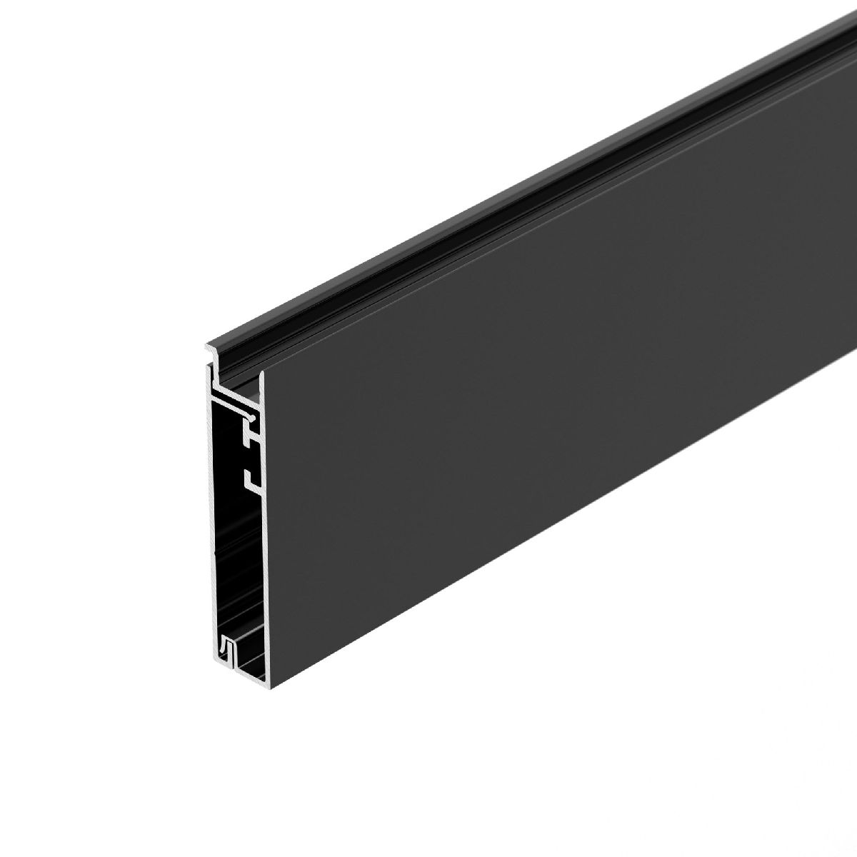 профиль arlight plintus-h55-2000 black 045442