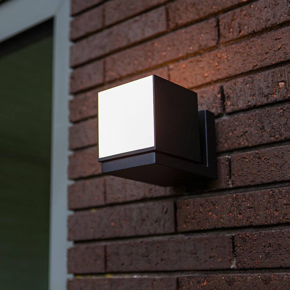 уличный настенный светодиодный светильник arte lamp belgrade a5193al-1bk