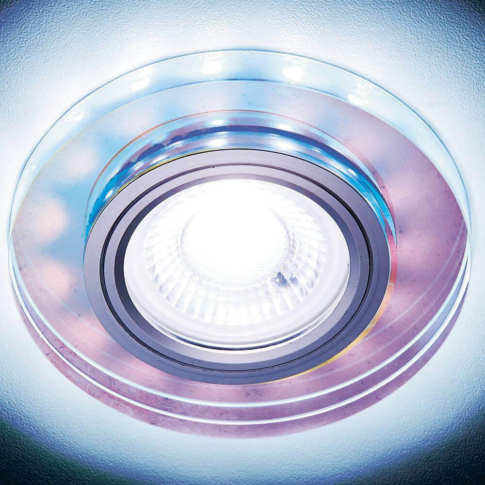 встраиваемый светодиодный светильник ambrella light led s214 cl