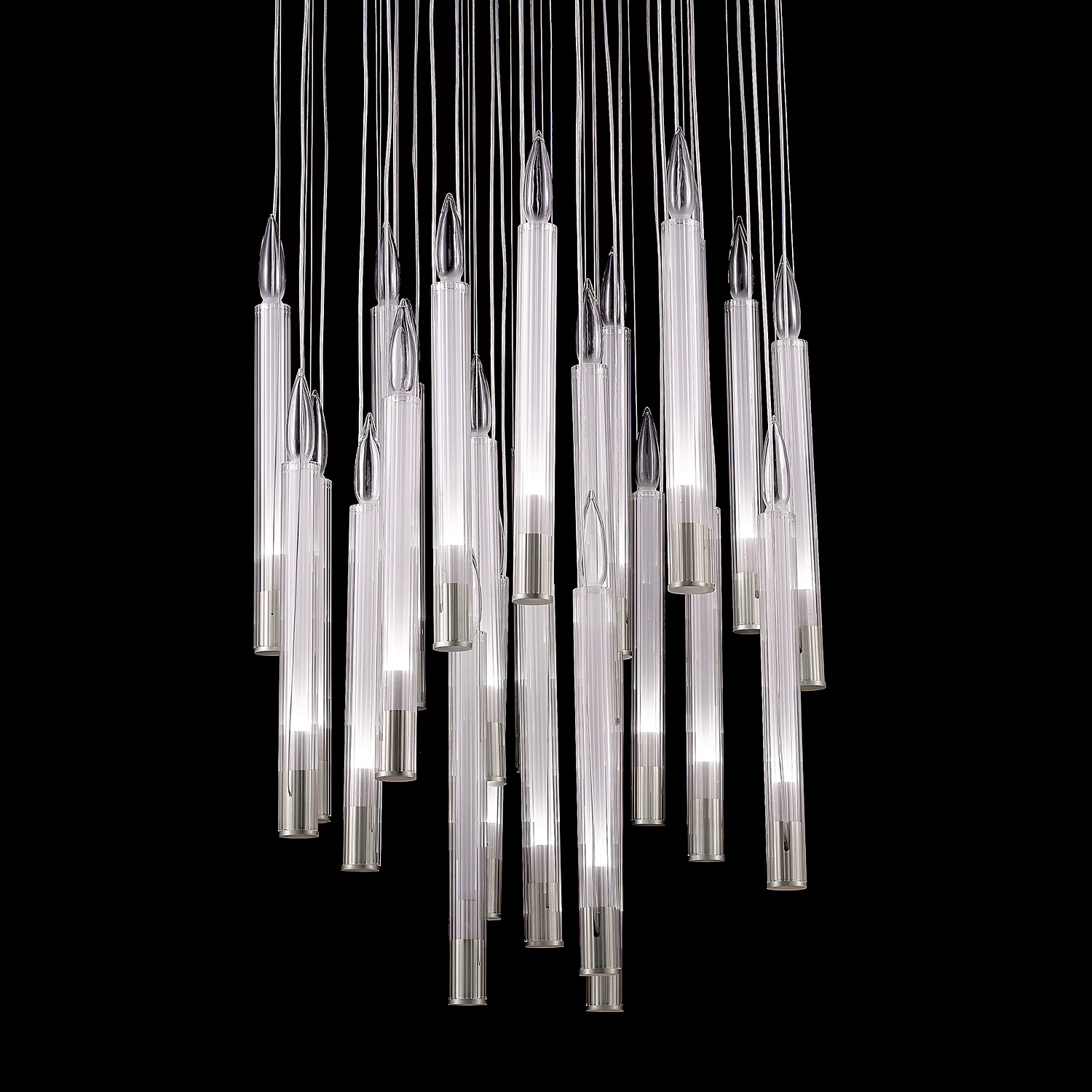 подвесной светильник delight collection candle p68094-25 chrome
